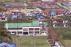 稚内電波観測所庁舎遠景